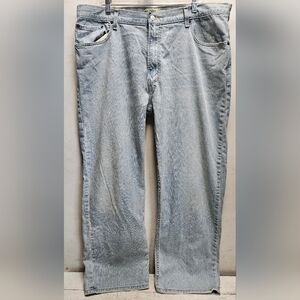 Levis 559 Relaxed Straight Fit Jeans 40x30 Light Wash Mens